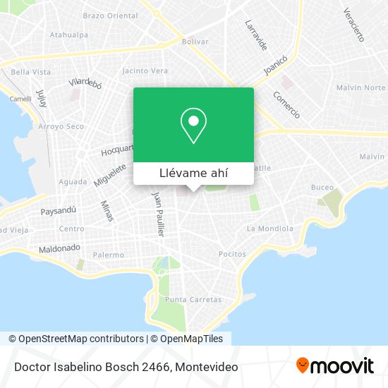 Mapa de Doctor Isabelino Bosch 2466