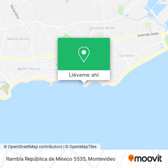 Mapa de Rambla República de México 5535