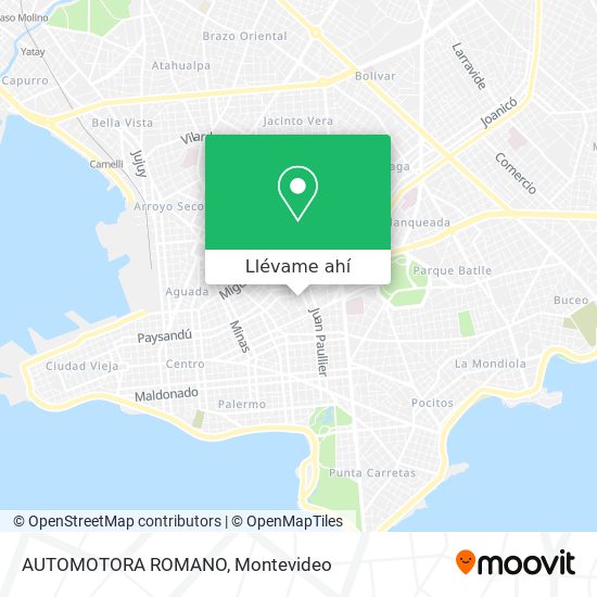 Mapa de AUTOMOTORA ROMANO