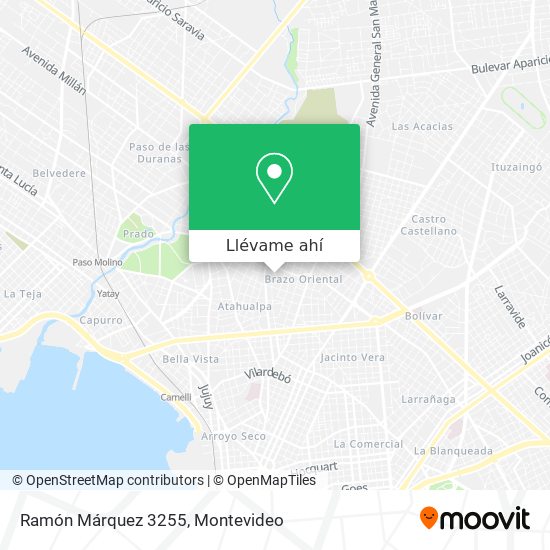 Mapa de Ramón Márquez 3255