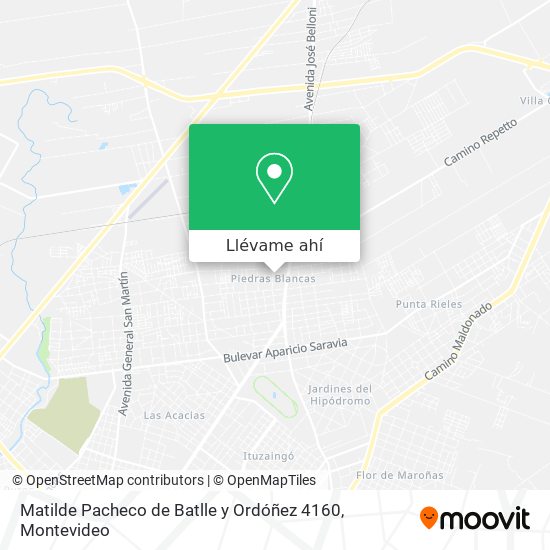 Mapa de Matilde Pacheco de Batlle y Ordóñez 4160