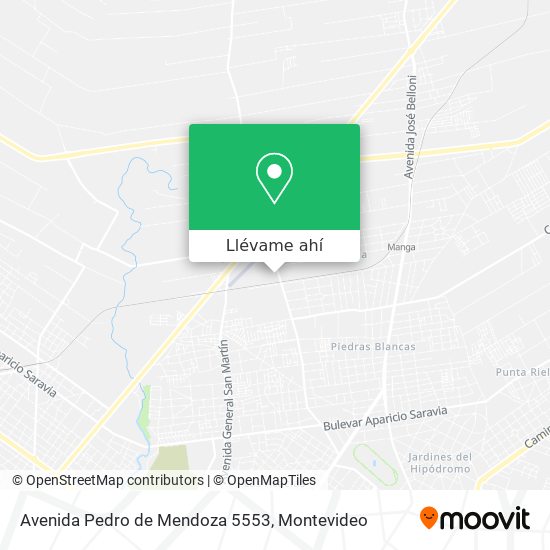 Mapa de Avenida Pedro de Mendoza 5553