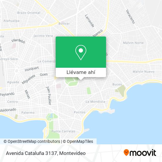 Mapa de Avenida Cataluña 3137