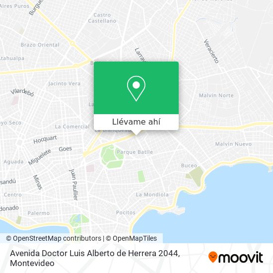 Mapa de Avenida Doctor Luis Alberto de Herrera 2044