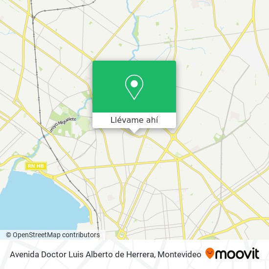 Mapa de Avenida Doctor Luis Alberto de Herrera