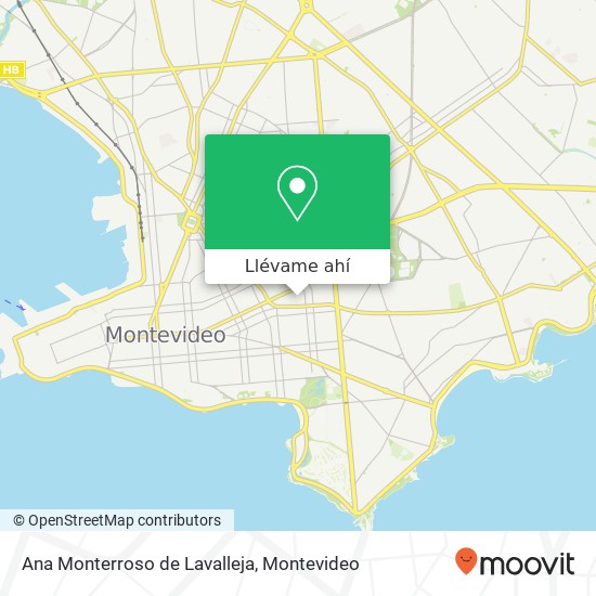 Mapa de Ana Monterroso de Lavalleja