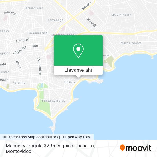 Mapa de Manuel V. Pagola 3295 esquina Chucarro