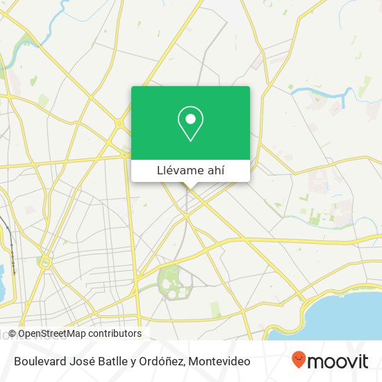 Mapa de Boulevard José Batlle y Ordóñez