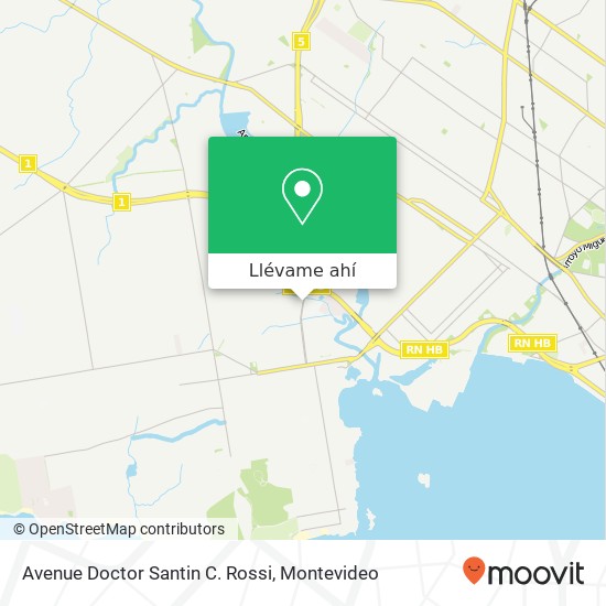 Mapa de Avenue Doctor Santin C. Rossi