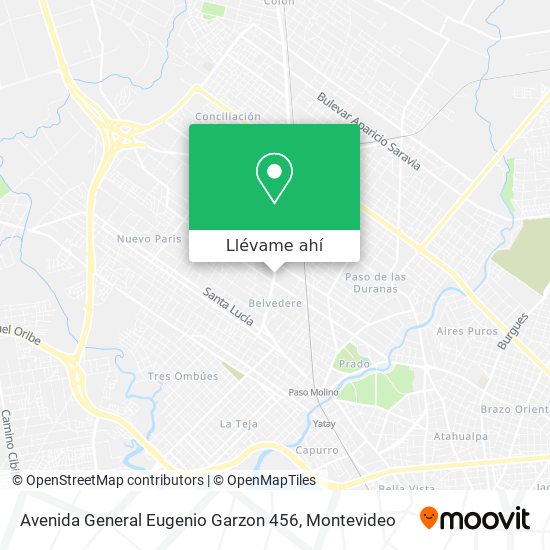 Mapa de Avenida General Eugenio Garzon 456