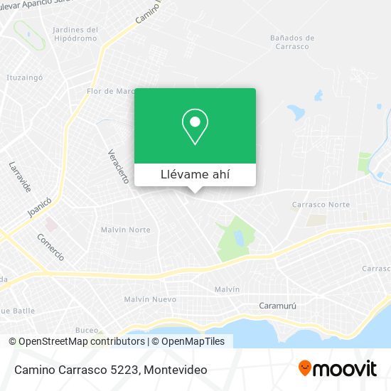 Mapa de Camino Carrasco 5223