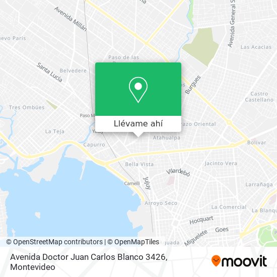 Mapa de Avenida Doctor Juan Carlos Blanco 3426