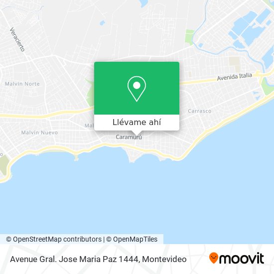 Mapa de Avenue Gral. Jose Maria Paz 1444