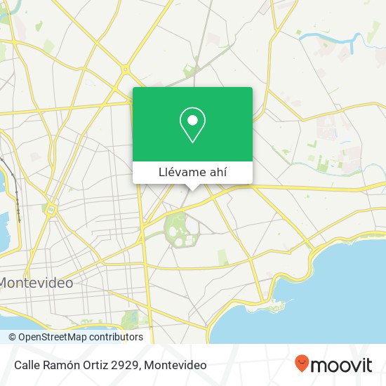Mapa de Calle Ramón Ortiz 2929