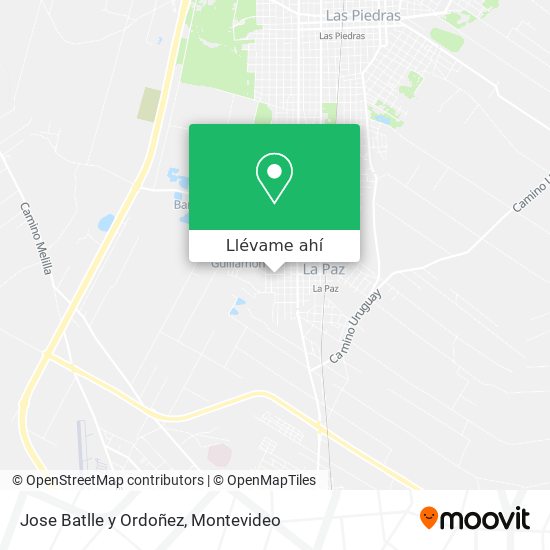 Mapa de Jose Batlle y Ordoñez
