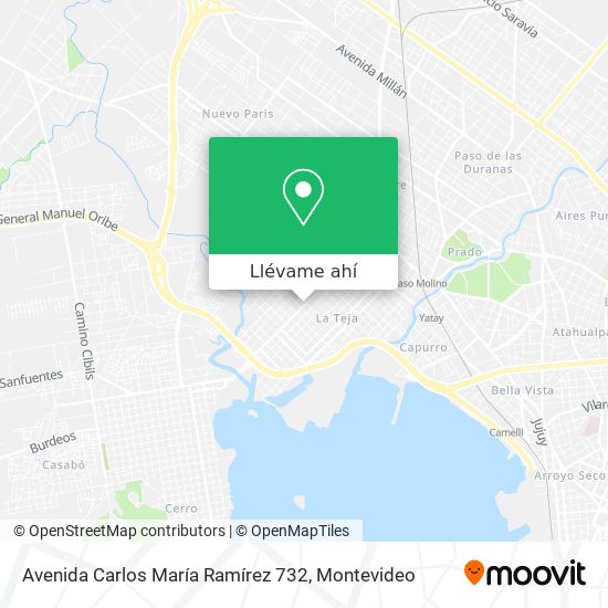 Mapa de Avenida Carlos María Ramírez 732