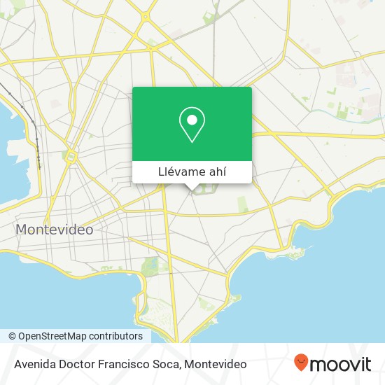 Mapa de Avenida Doctor Francisco Soca