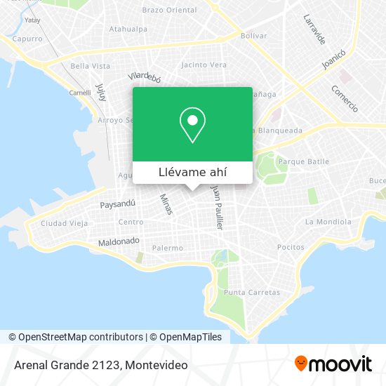 Mapa de Arenal Grande 2123