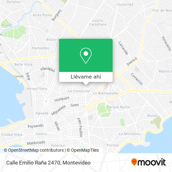 Mapa de Calle Emilio Raña 2470