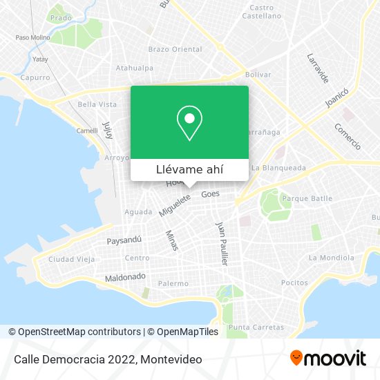 Mapa de Calle Democracia 2022