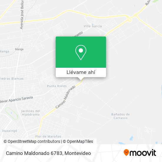 Mapa de Camino Maldonado 6783