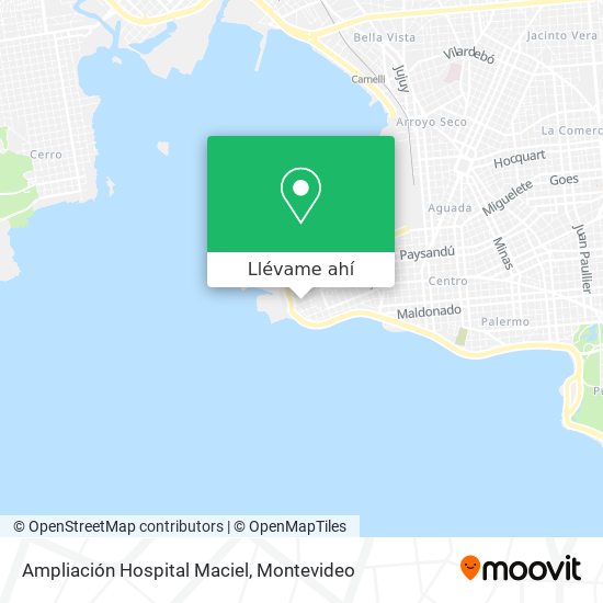 Mapa de Ampliación Hospital Maciel
