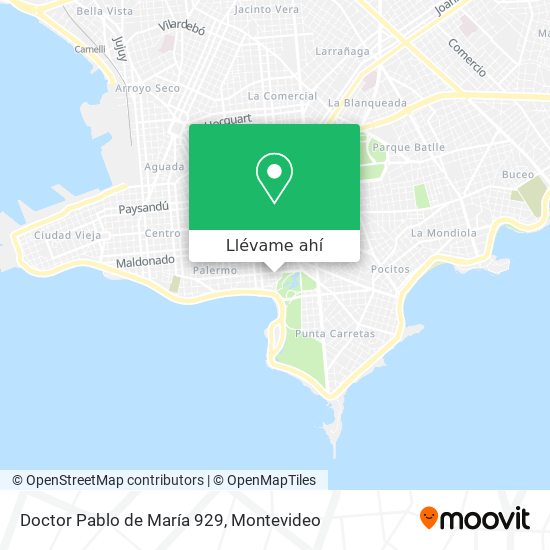 Mapa de Doctor Pablo de María 929