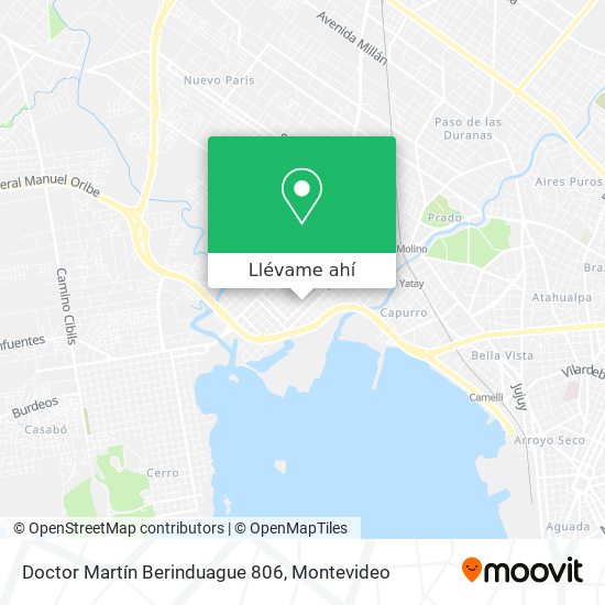 Mapa de Doctor Martín Berinduague 806