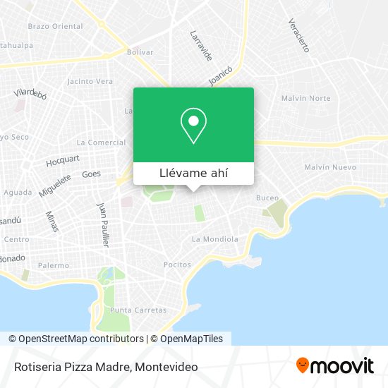 Mapa de Rotiseria Pizza Madre