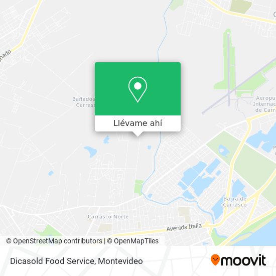 Mapa de Dicasold Food Service