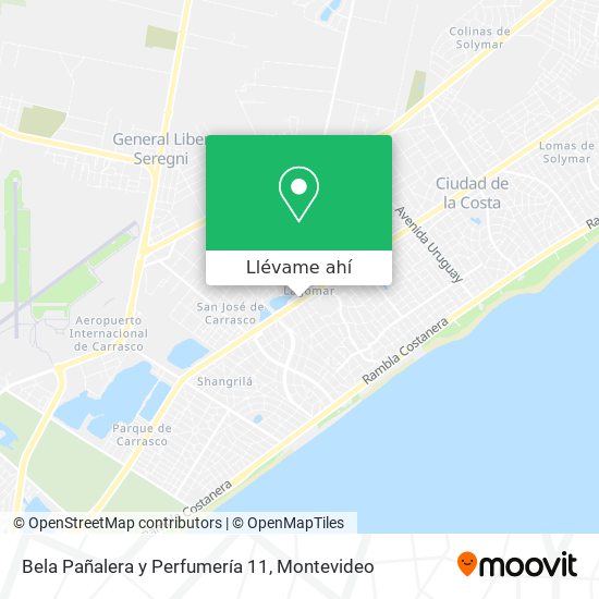 Mapa de Bela Pañalera y Perfumería 11