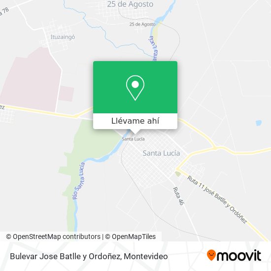Mapa de Bulevar Jose Batlle y Ordoñez