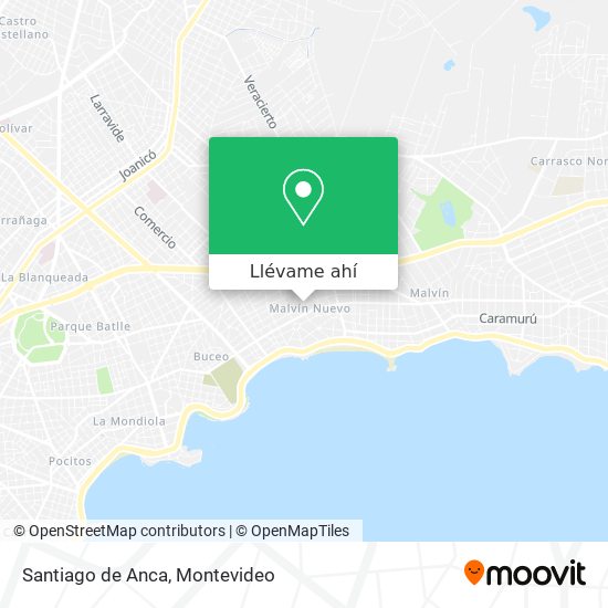 Mapa de Santiago de Anca