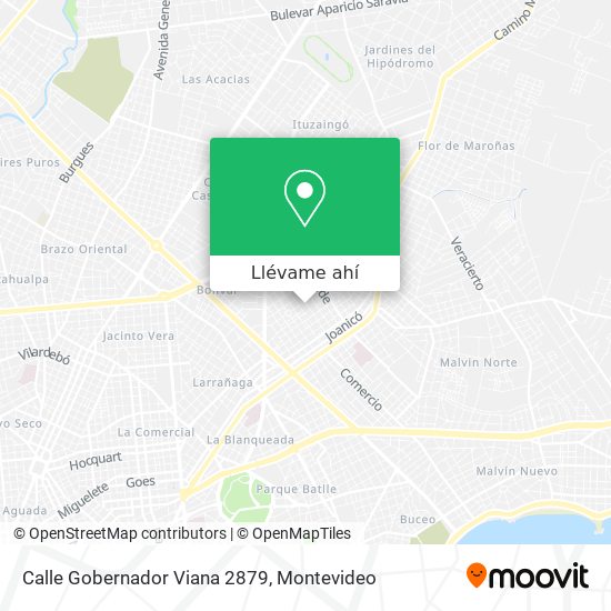 Mapa de Calle Gobernador Viana 2879