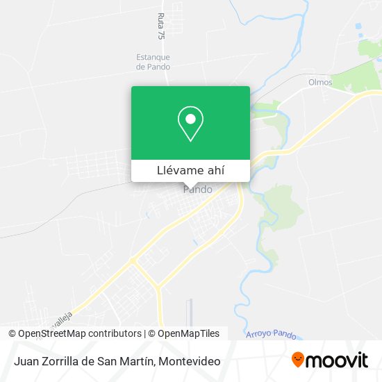 Mapa de Juan Zorrilla de San Martín