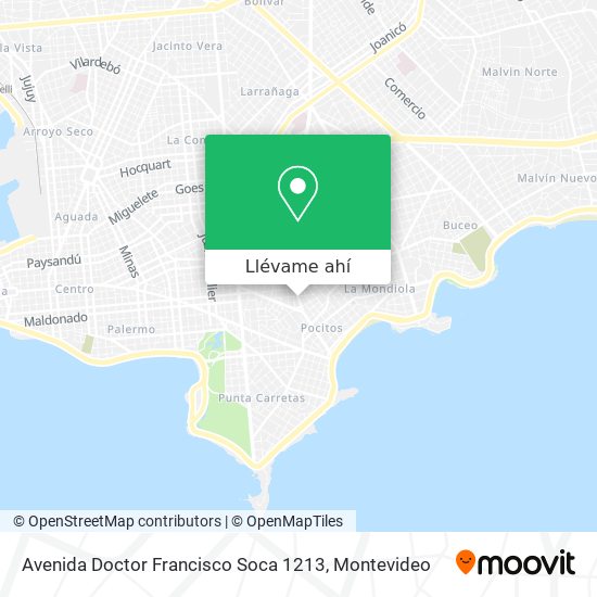 Mapa de Avenida Doctor Francisco Soca 1213