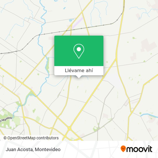 Mapa de Juan Acosta