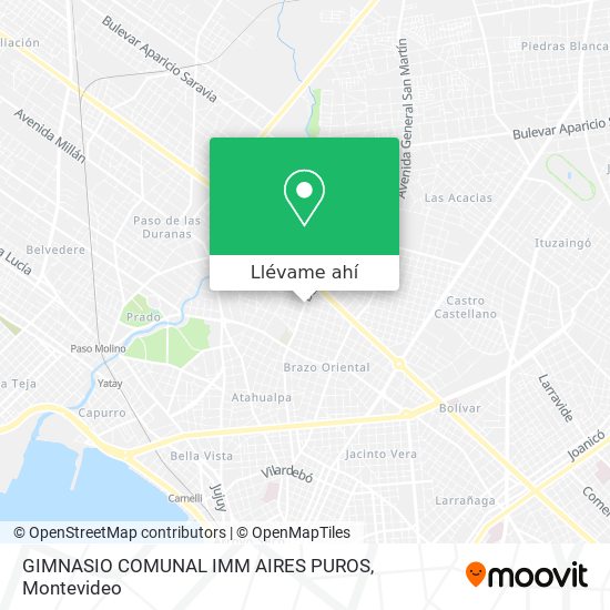 Mapa de GIMNASIO COMUNAL IMM AIRES PUROS