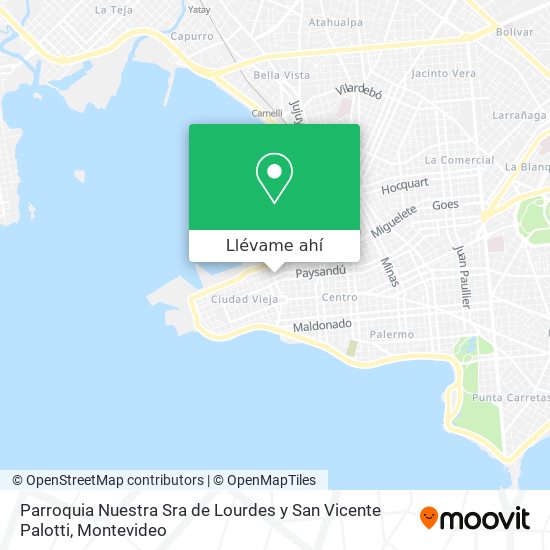 Mapa de Parroquia Nuestra Sra de Lourdes y San Vicente Palotti