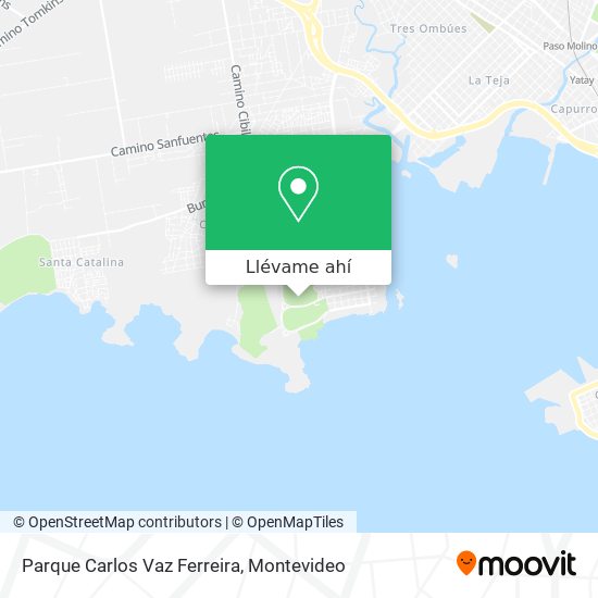 Mapa de Parque Carlos Vaz Ferreira