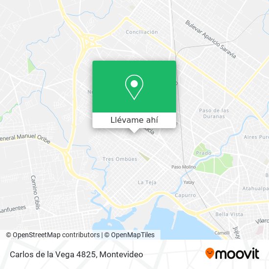 Mapa de Carlos de la Vega 4825
