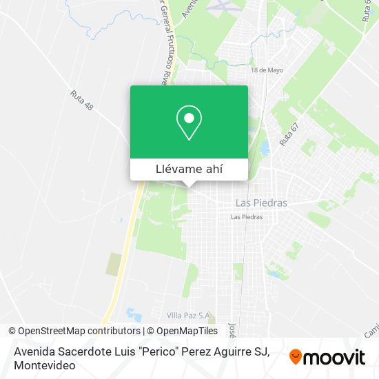 Mapa de Avenida Sacerdote Luis "Perico" Perez Aguirre SJ