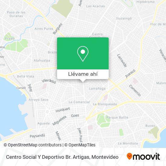 Mapa de Centro Social Y Deportivo Br. Artigas
