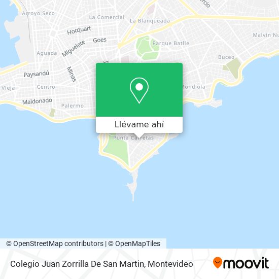 Mapa de Colegio Juan Zorrilla De San Martin