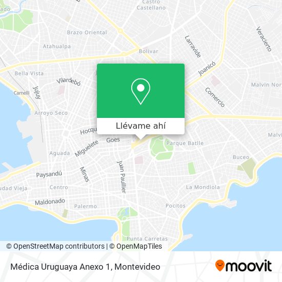 Mapa de Médica Uruguaya Anexo 1