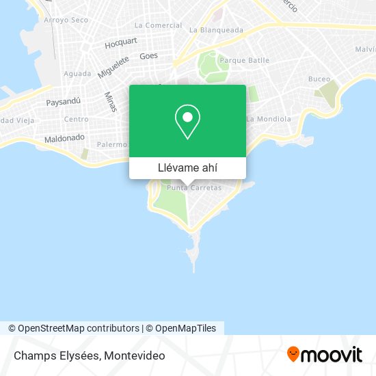 Mapa de Champs Elysées