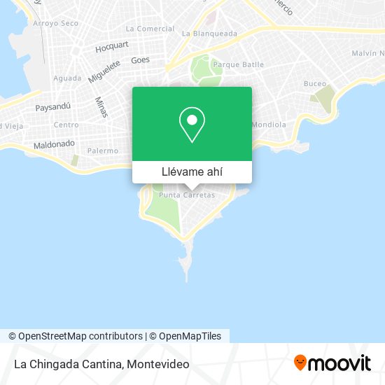 Mapa de La Chingada Cantina