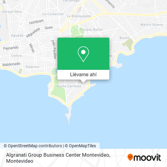 Mapa de Algranati Group Business Center Montevideo