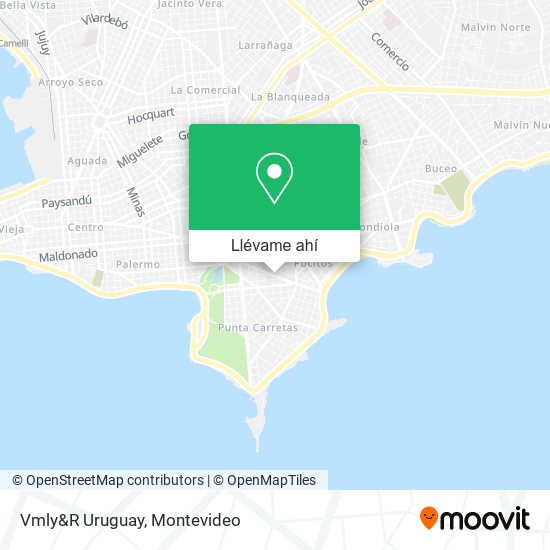 Mapa de Vmly&R Uruguay