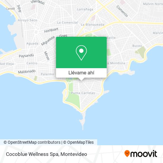 Mapa de Cocoblue Wellness Spa
